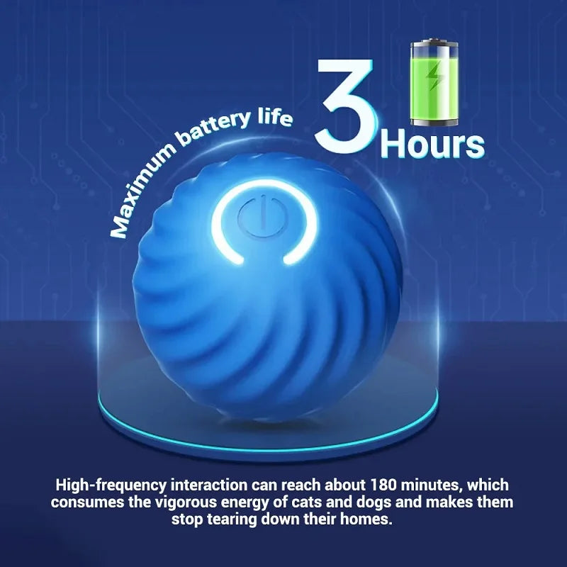 Motion-Activated Smart Pet Ball Toy