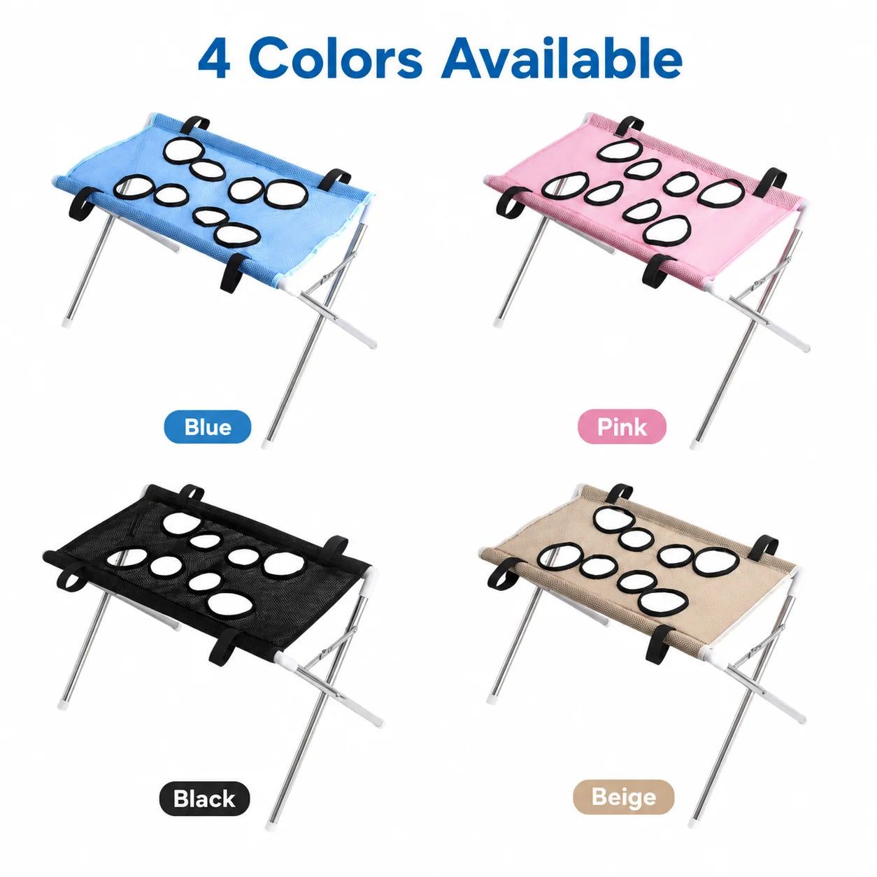 PawEase Foldable Pet Grooming Hammock Stand