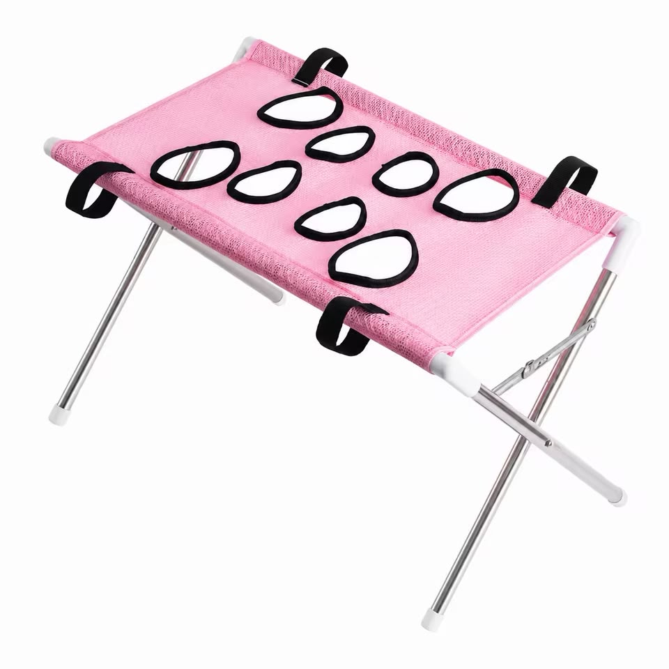 PawEase Foldable Pet Grooming Hammock & Stand