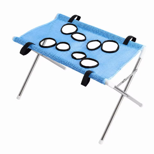 PawEase Foldable Pet Grooming Hammock & Stand