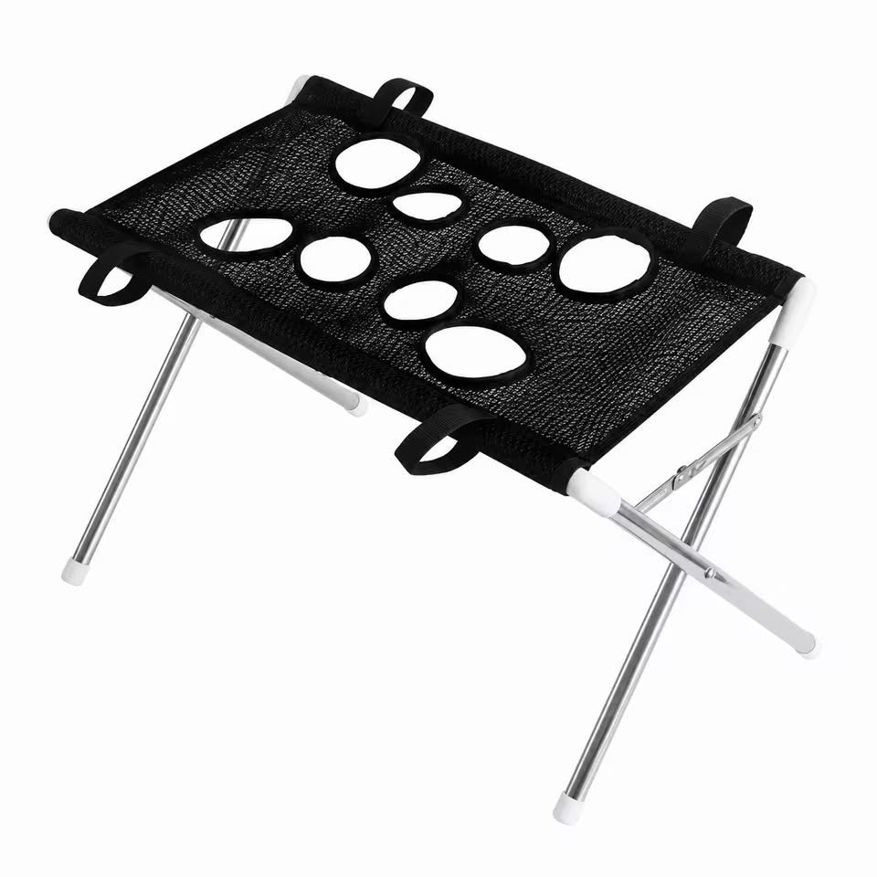 PawEase Foldable Pet Grooming Hammock & Stand